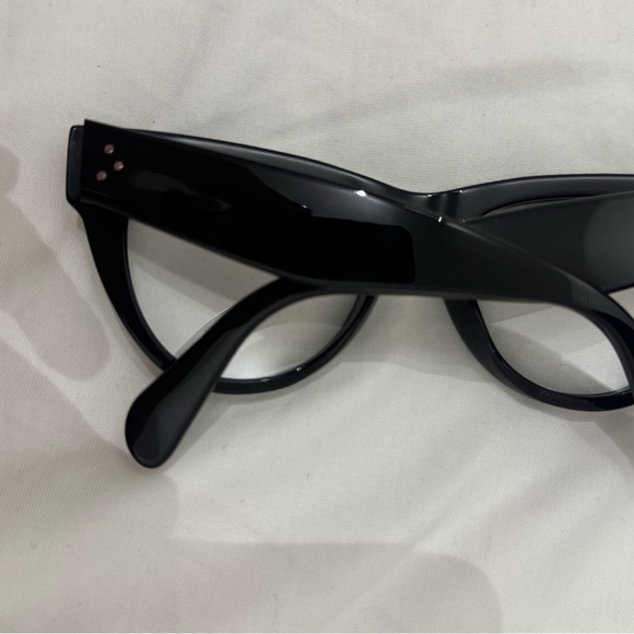 Celine Black Cat-Eye Glasses - Picture 3 of 13
